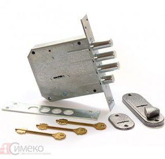 Замок врезной БИФ ЗВ2*3 (ф18мм. с задвижкой лат.кл)